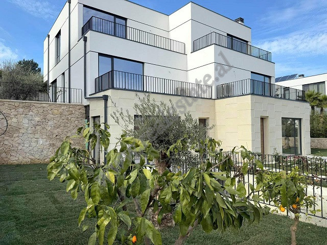 Three-Storey Villa for Rent at Forest Residence near the Artificial Lake in Tirana, Albania
